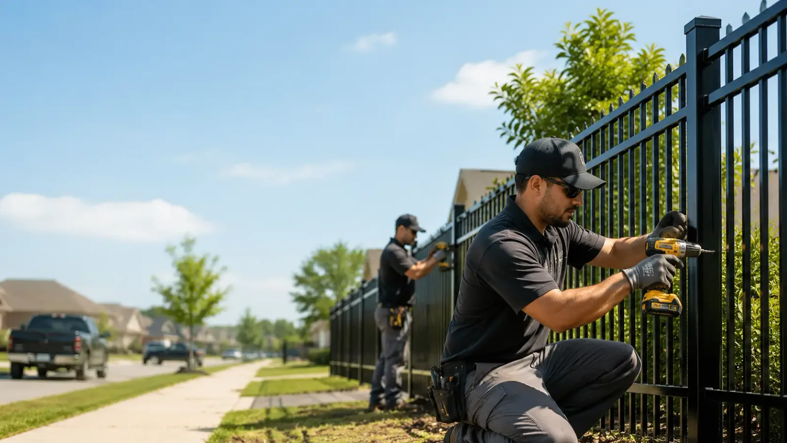 Metal Fence Installation in Carbondale, KS
